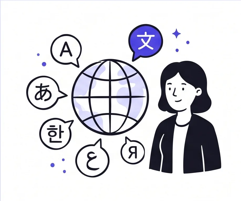 Transcripts in 100+ languages