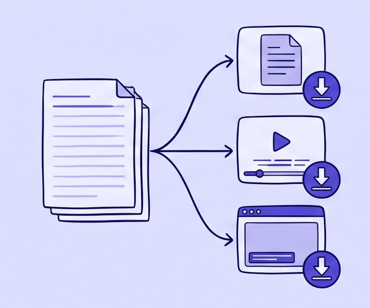 Multiple Export Formats