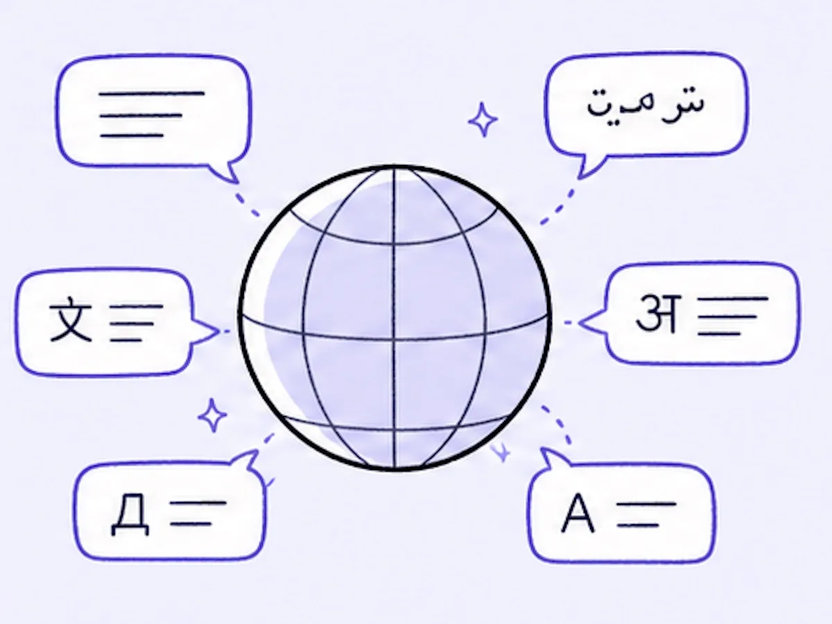 Transcripts in 100+ languages
